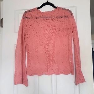 Rose pink sweater from Francesca's